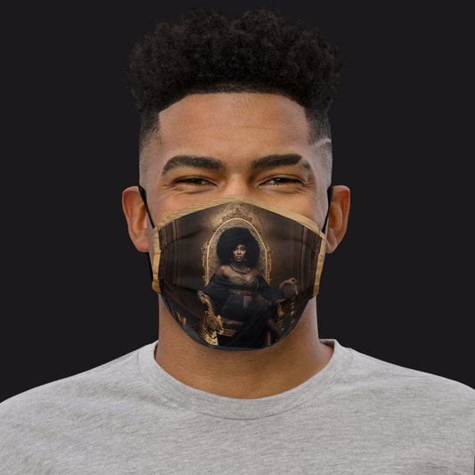 Authority and Power Enveloped in Adoration V2 Premium Face Mask