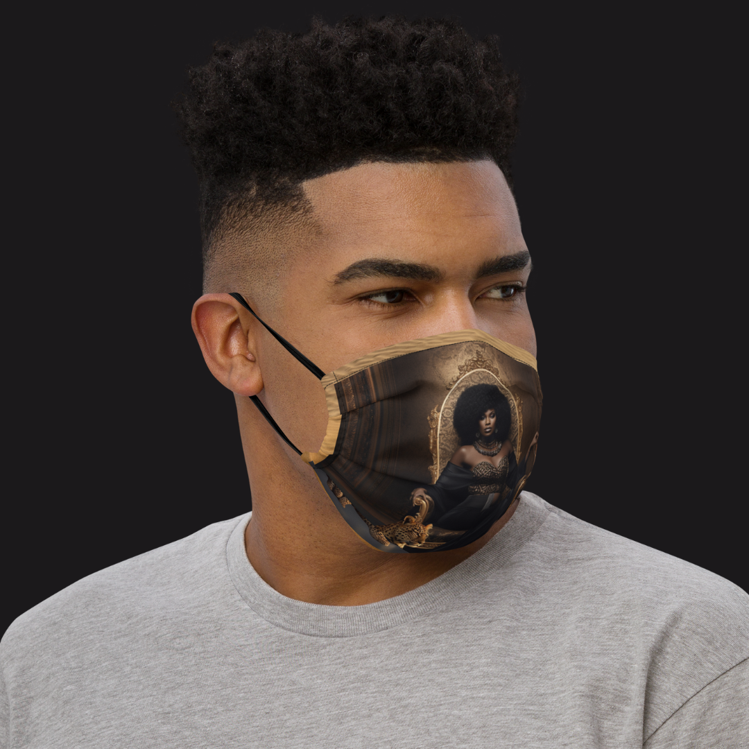 Authority and Power Enveloped in Adoration V2 Premium Face Mask