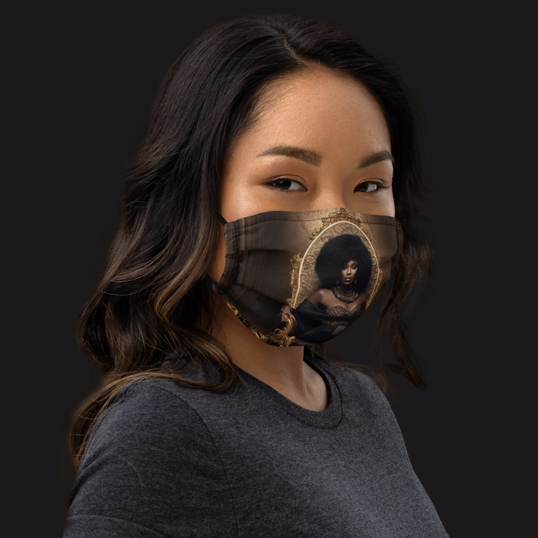 Authority and Power Enveloped in Adoration V2 Premium Face Mask