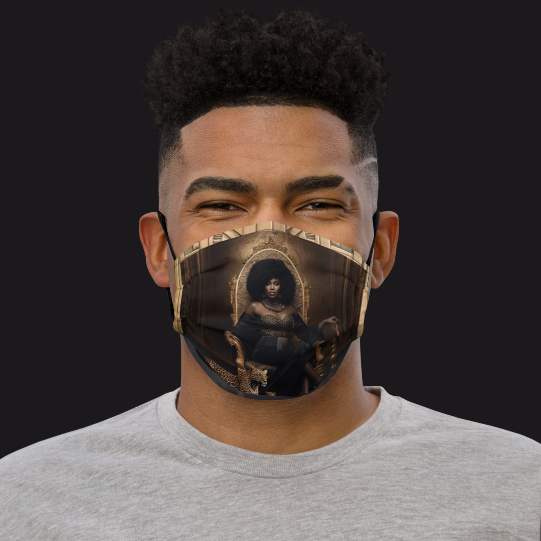 Authority and Power Enveloped in Adoration V3 Premium face mask