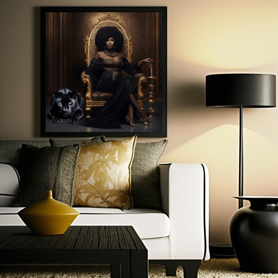 Authority and Power Enveloped in Adoration V1 Framed poster