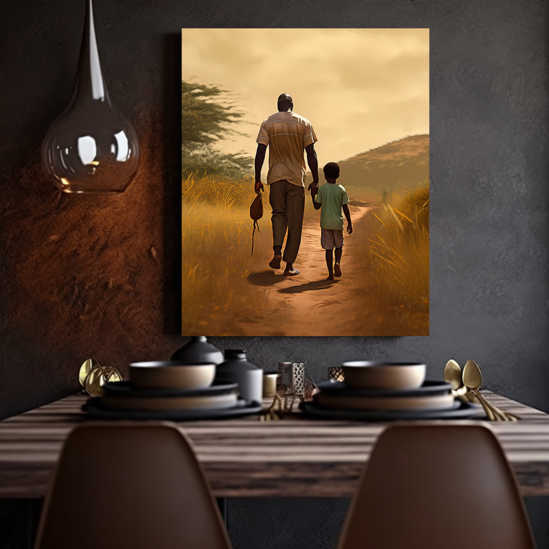 Father and Son Canvas