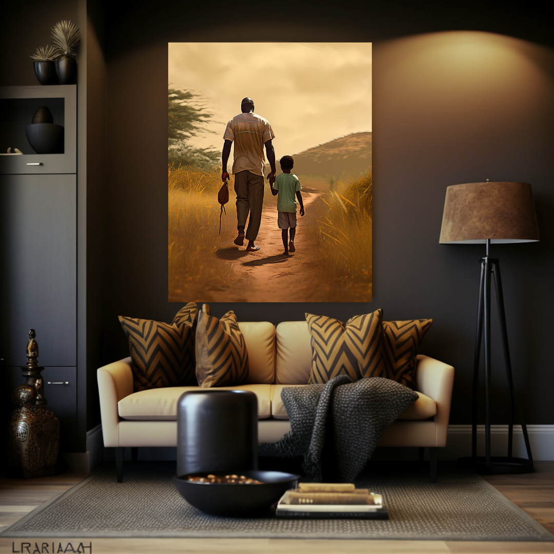 Father and Son Canvas