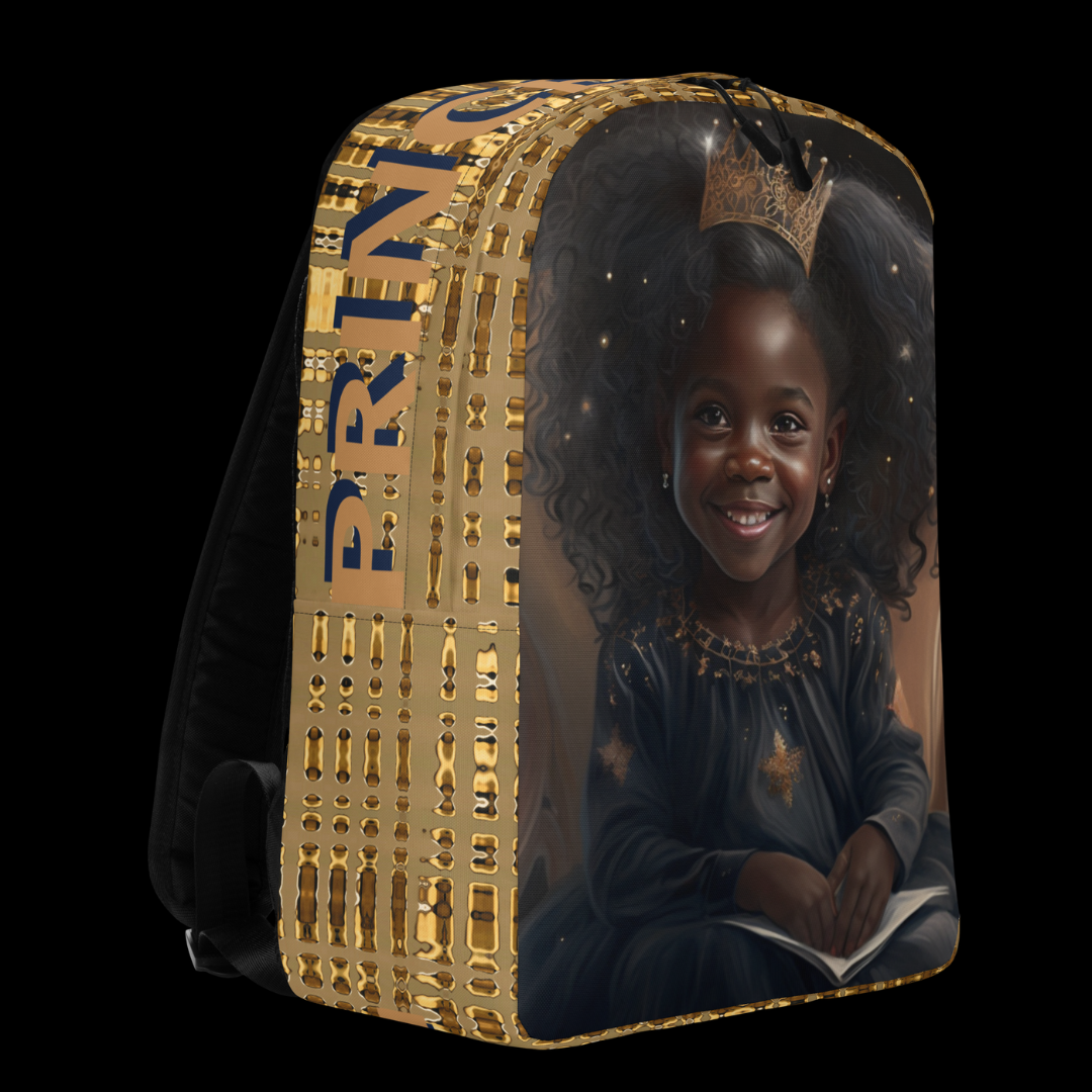 The "Princess Ayah" Minimalist Backpack (Premium Gold)