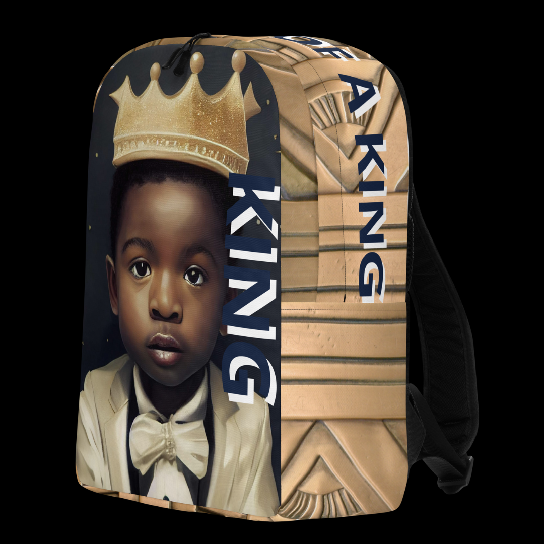 "The Making Of A King" Minimalist Backpack (Premium)