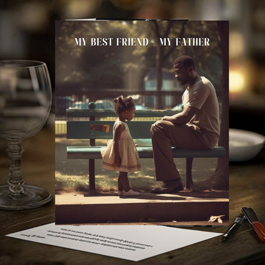 My Best Friend ~ My Father Greeting card